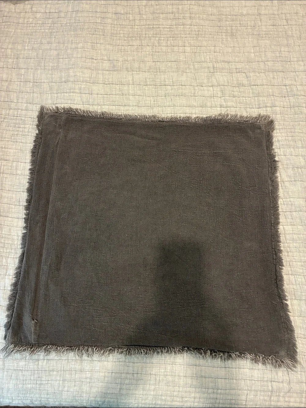 Crate & Barrel - Grey Throw Pillow Covers - set of 3